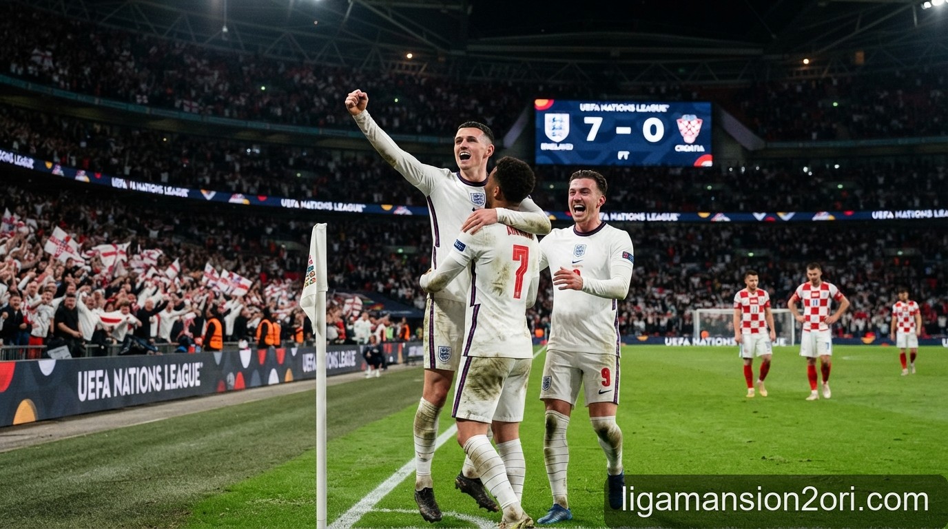 UEFA Nations League: Anh hủy diệt Croatia 7-0, khẳng định vị thế ứng viên vô địch